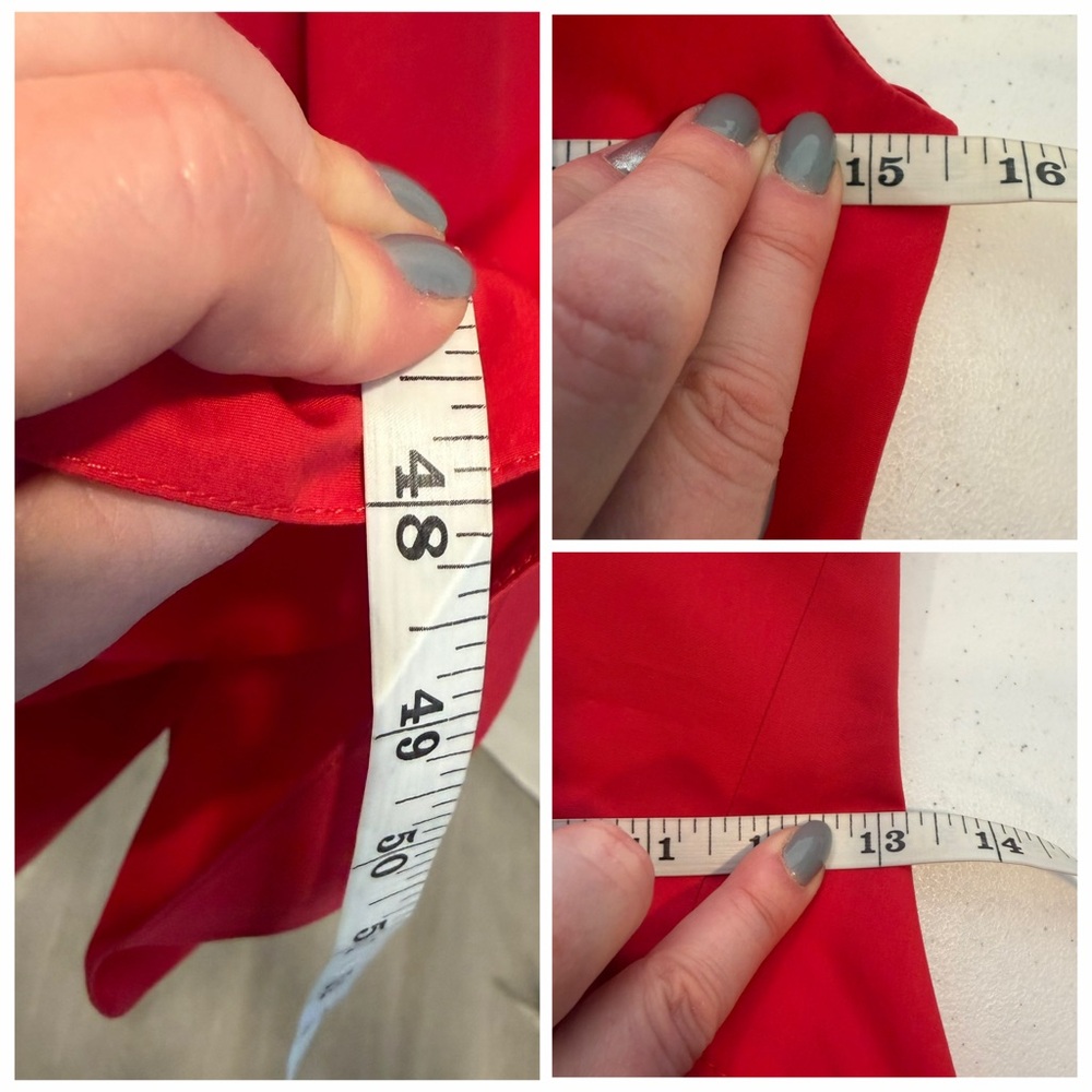 Alexander McQueen Red Midi Dress Cotton Poplin Sleeveless 2 Cocktail NWOT 🟡 - Picture 14 of 14